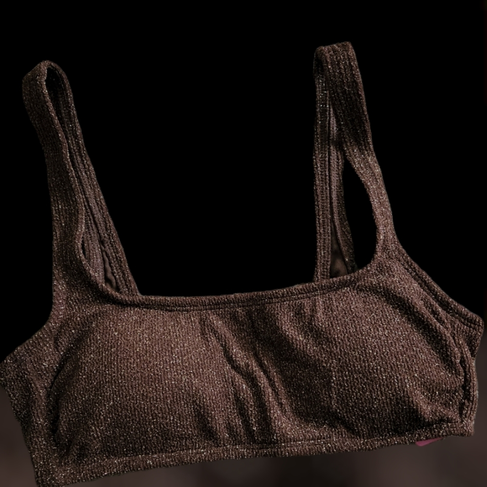 Brown bikini top!